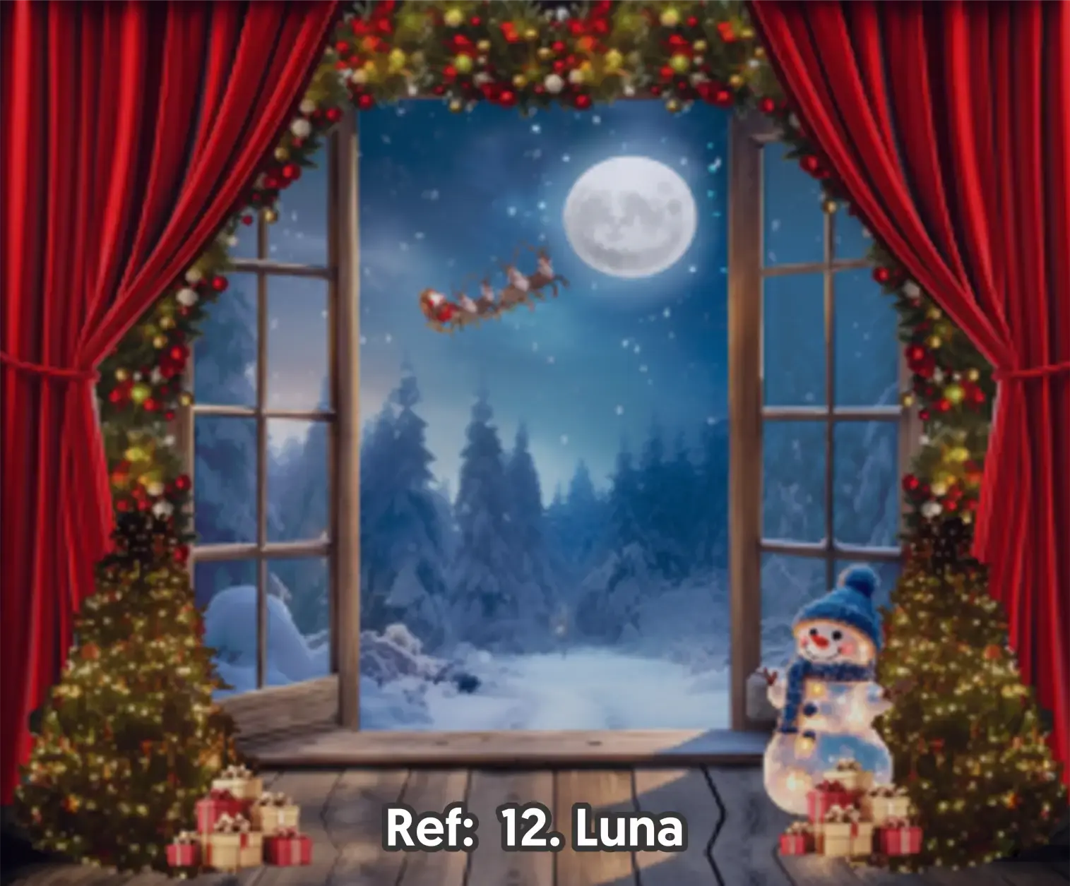 Telón Navideño Auge