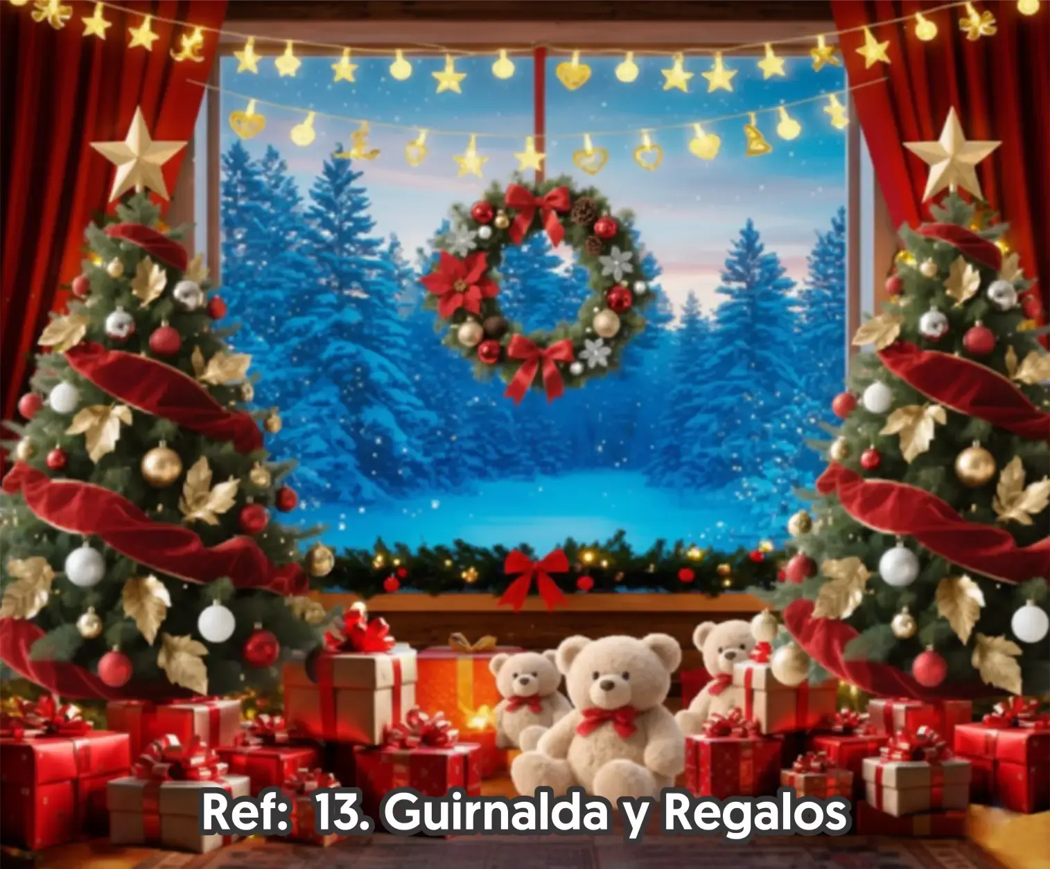 Telón Navideño Auge