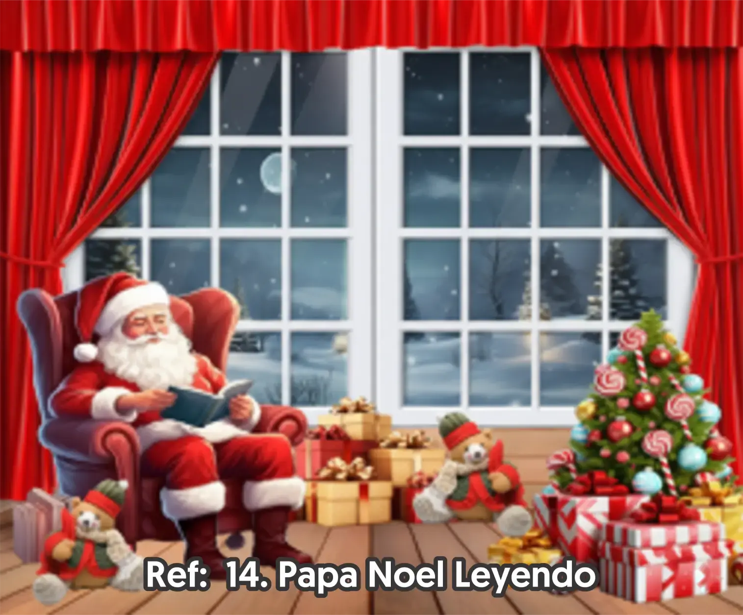 Telón Navideño Auge