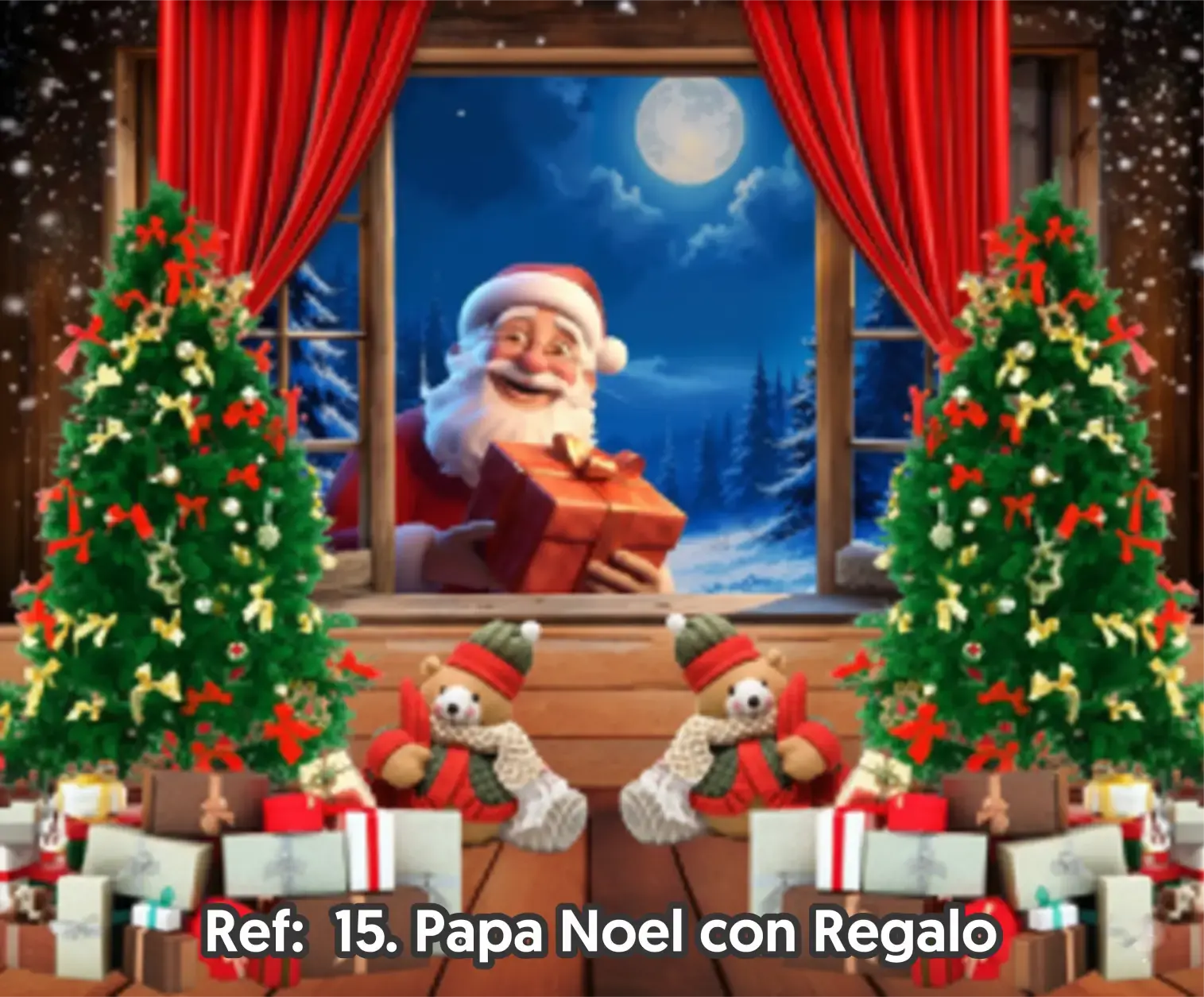 Telón Navideño Auge