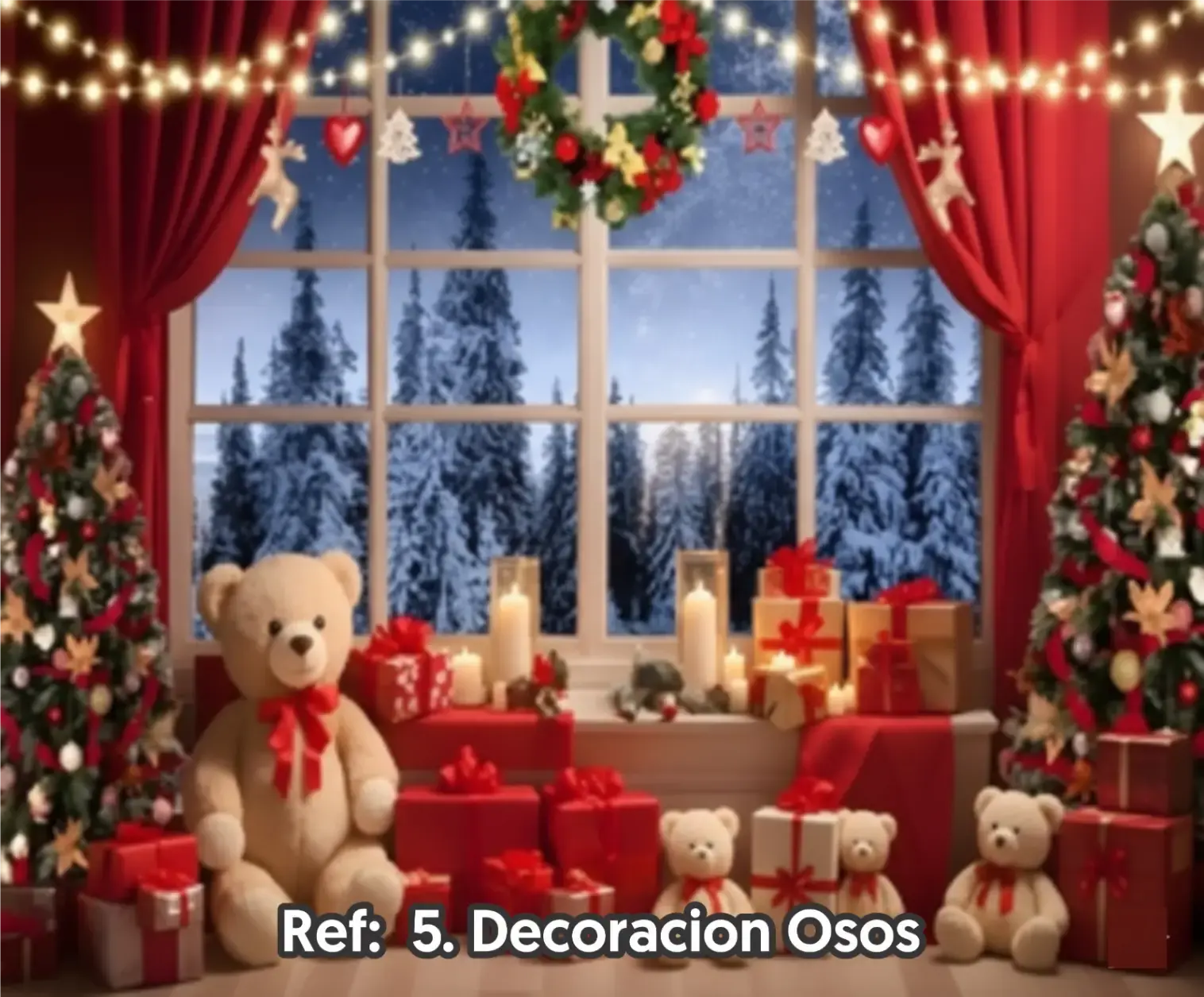 Telón Navideño Auge