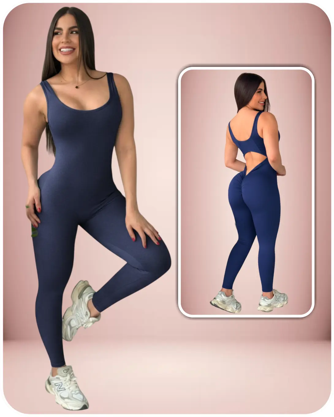 Enterizo Esqueleto Largo Push Up