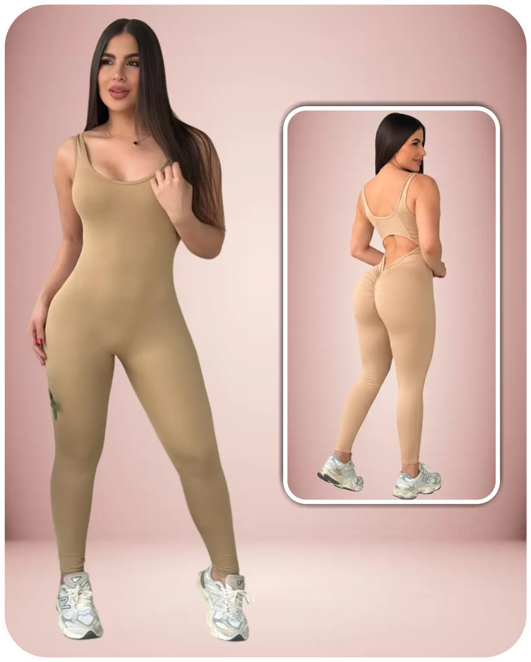 Enterizo Esqueleto Largo Push Up