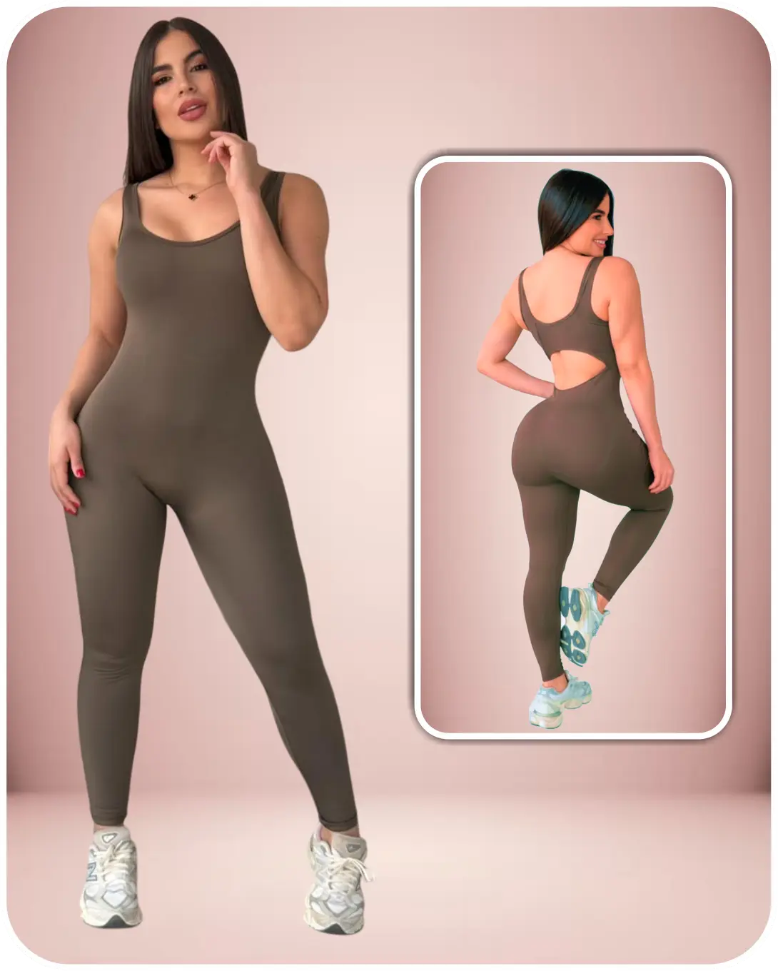 Enterizo Esqueleto Largo Push Up