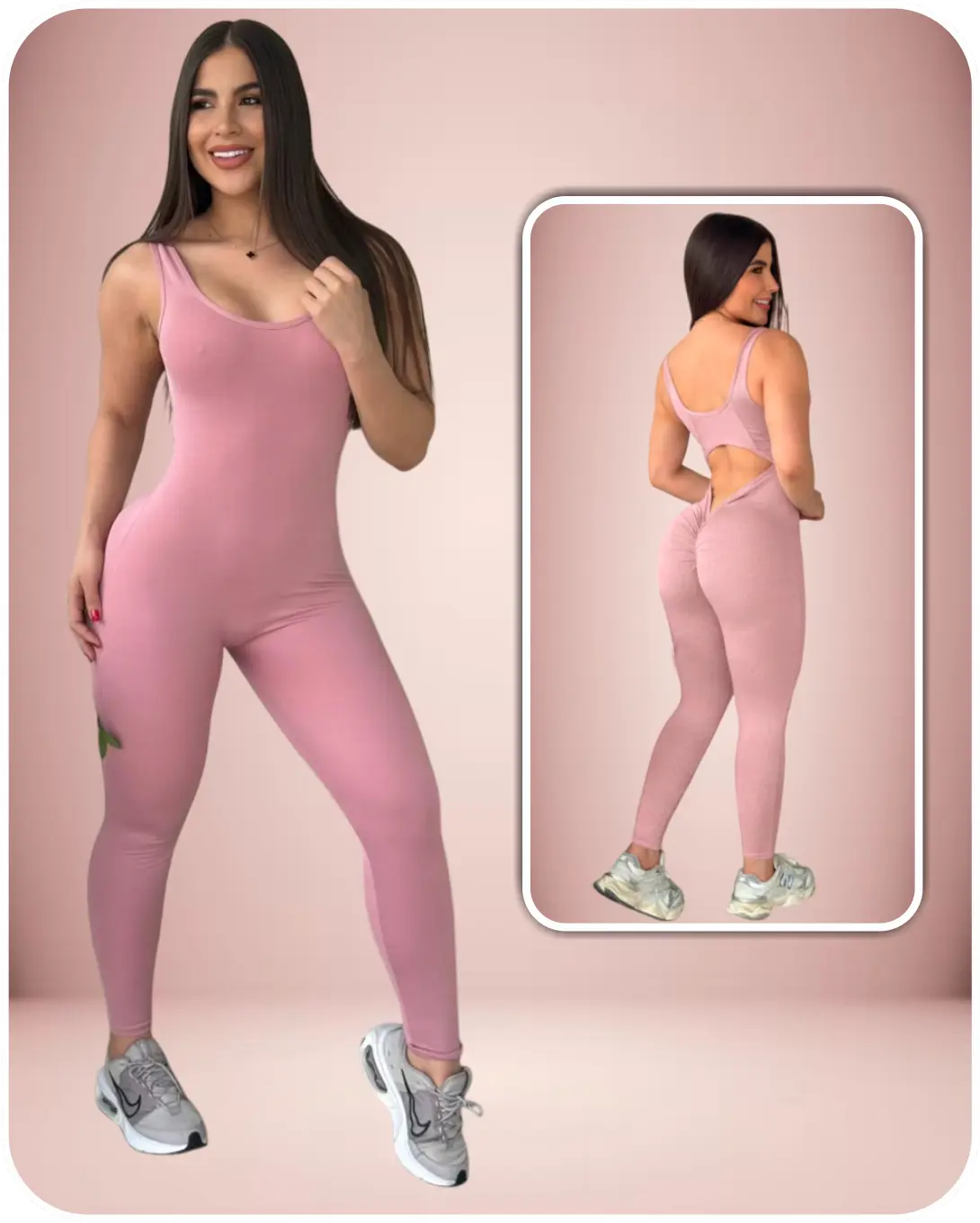 Enterizo Esqueleto Largo Push Up