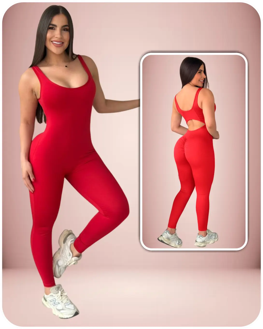 Enterizo Esqueleto Largo Push Up