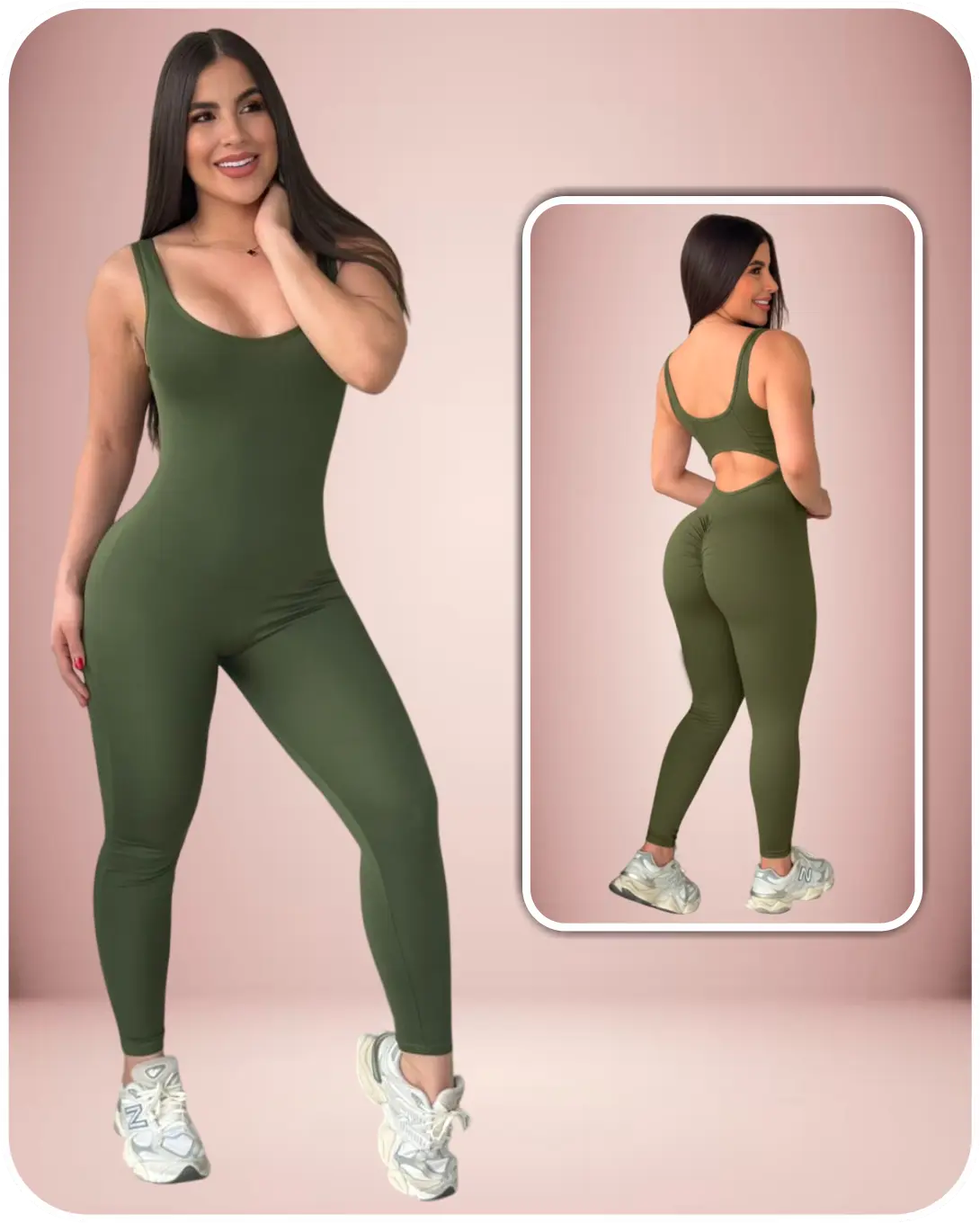 Enterizo Esqueleto Largo Push Up