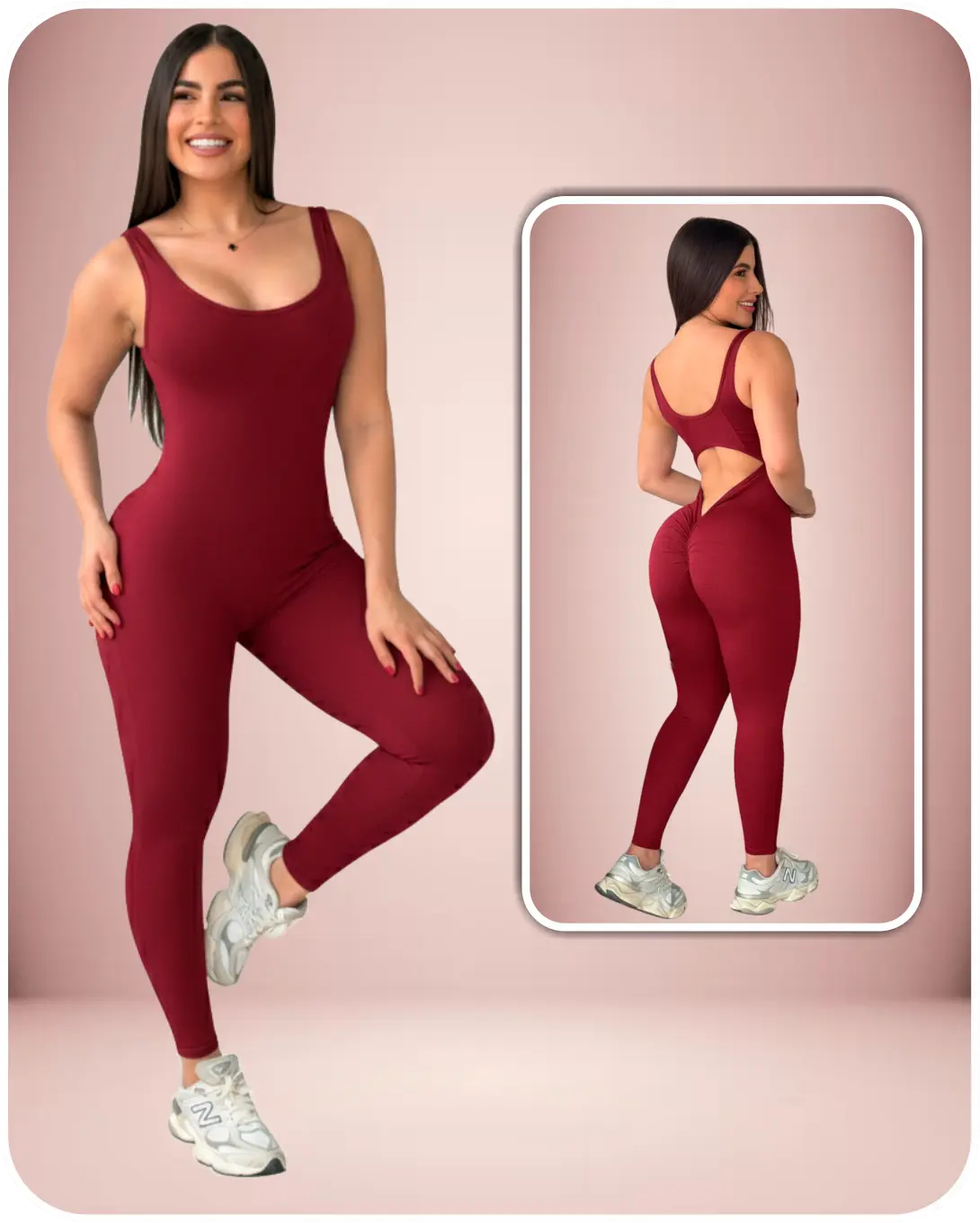 Enterizo Esqueleto Largo Push Up